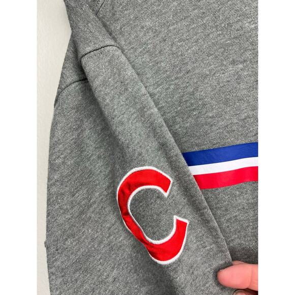 Victoria's Secret Pink Chicago Cubs Gray Sweatshirt Pullover Crewneck Sz Small - Picture 7 of 9